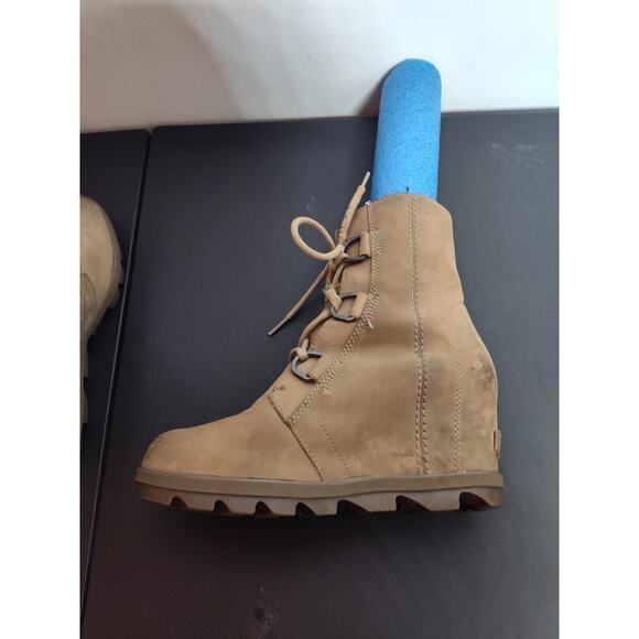 Sorel Joan of Arctic II Leather Wedge Heeled boots size 7.5 - Picture 3 of 10